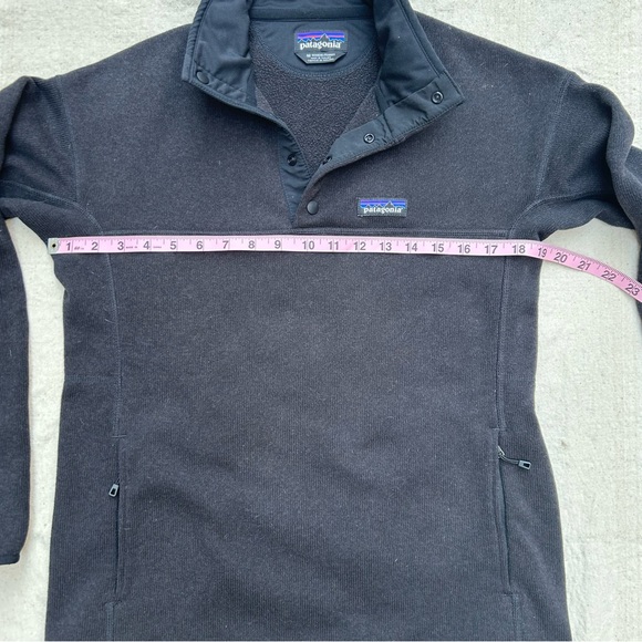 Women's Black Lightweight Better Sweater® Marsupial Pullover (Size Medium) - Picture 3 of 7